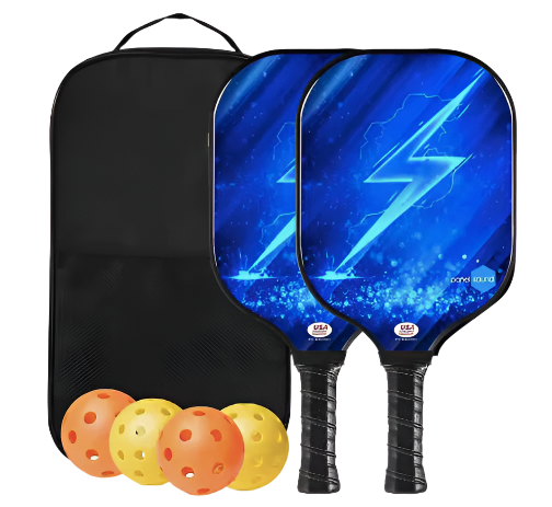 Pickleball Paddles Set of 2, USAPA Approved Carbon Fibre Pickleball Paddles.